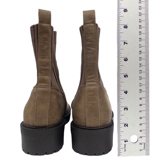 Dolce Vita Platform Lug Sole Chunky Knit Sock Boots Women's Size 6 8 9 10 Brown - Picture 5 of 6